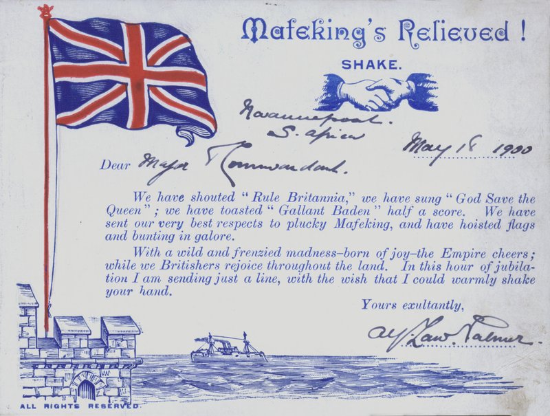 Viering van de Bevrijding van Mafeking, Zuid-Afrika, Boerenoorlog door English School