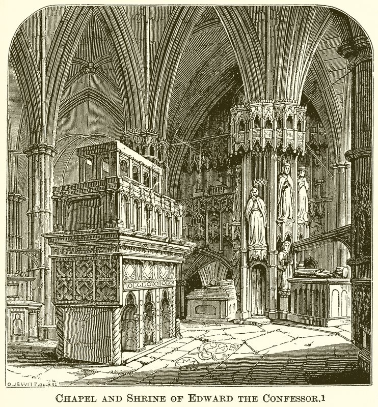 Kapel en schrijn van Eduard de Belijder door English School