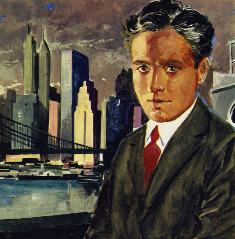 Chaplin vertrok naar New York als lid van Fred Karno