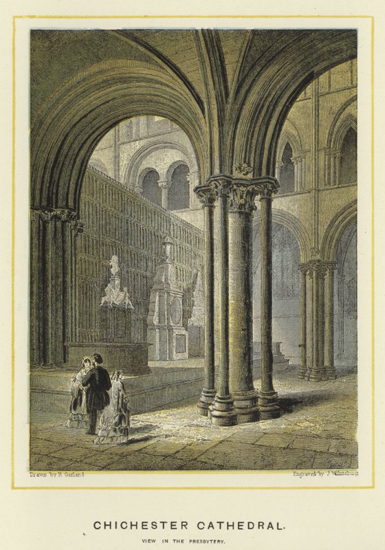Chichester Kathedraal, presbyterium door English School