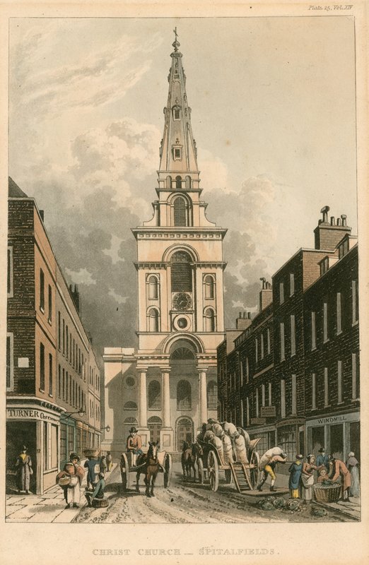 Christ Church, Spitalfields, Londen door English School