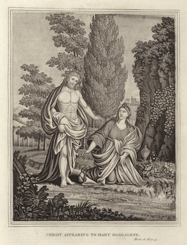 Christus verschijnt aan Maria Magdalena door English School