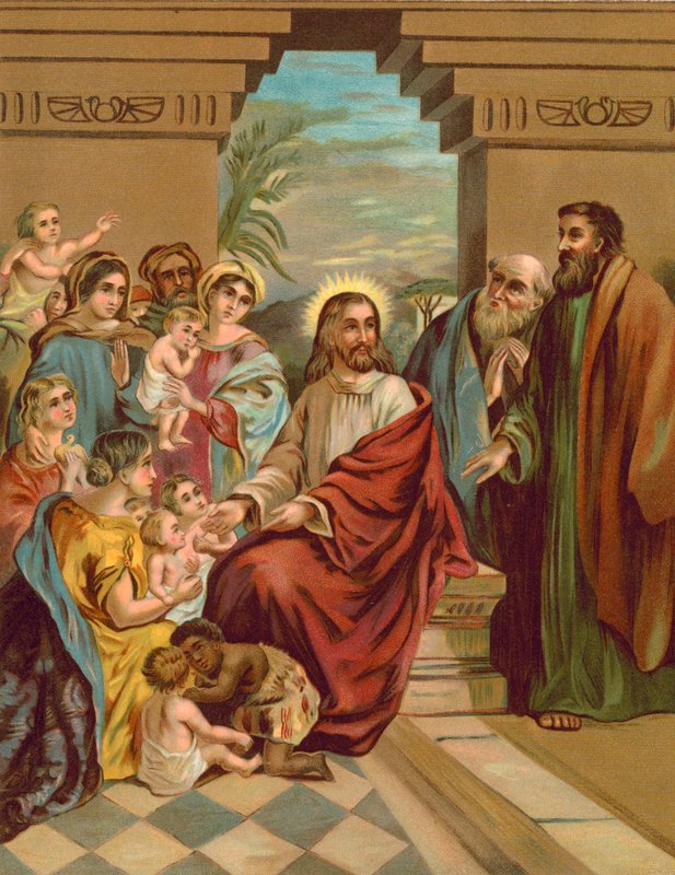 Christus zegent de Kinderen door English School