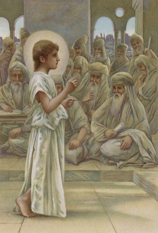 Christus te midden van de dokters door English School