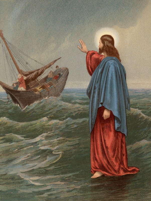 Christus loopt op de Zee, Johannes, VI, 20 door English School