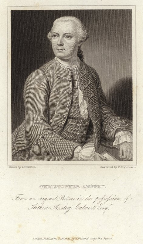 Christopher Anstey - Engelse schrijver en dichter (1724-1805) door English School