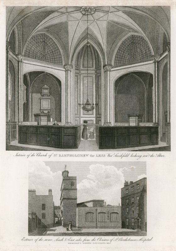 Kerk van St Bartholomeus de Kleine, West Smithfield door English School
