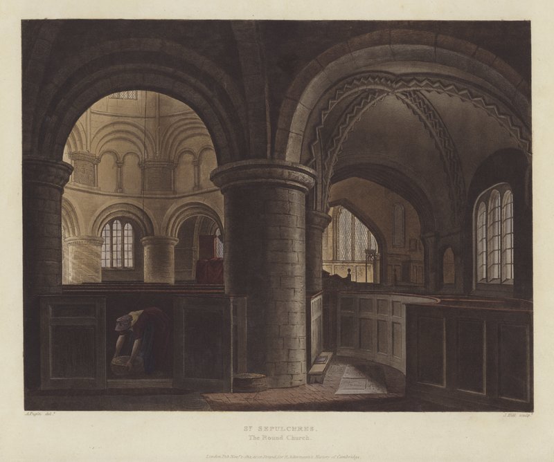 Kerk van het Heilig Graf (de Ronde Kerk), Cambridge door English School