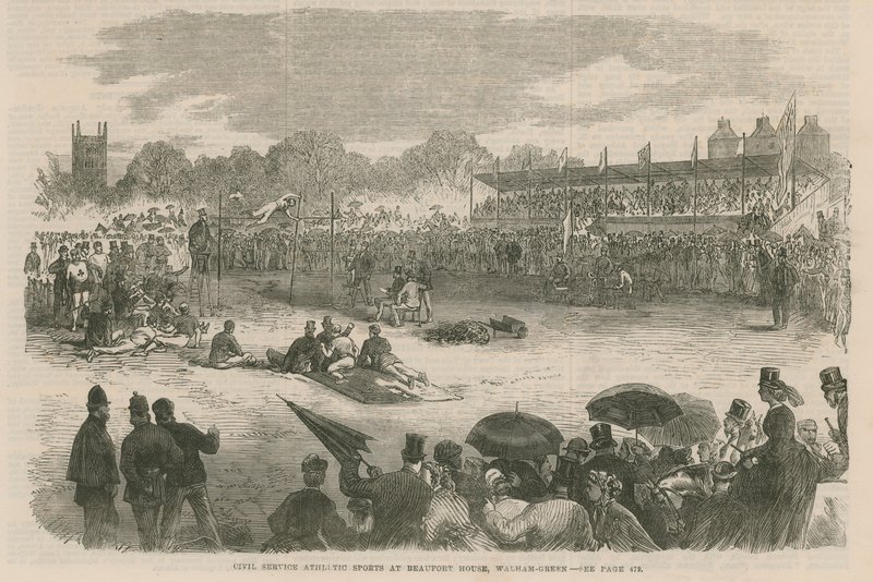 Civil Service Athletic Sports bij Beaufort House, Waltham Green door English School