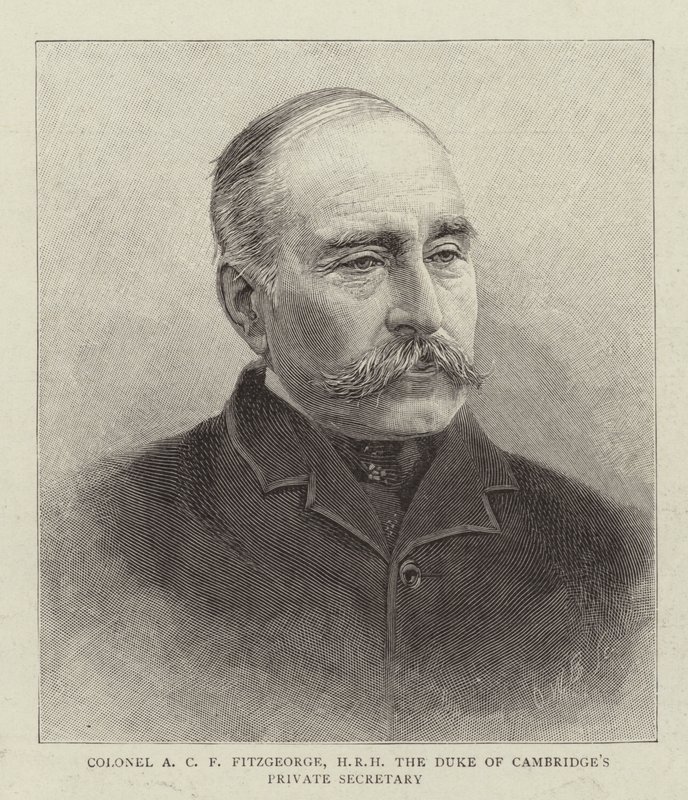 Kolonel A C F Fitzgeorge, Privésecretaris van ZKH de Hertog van Cambridge door English School