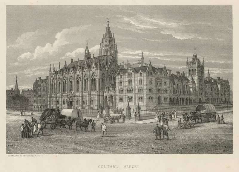 Columbia Market, Londen door English School