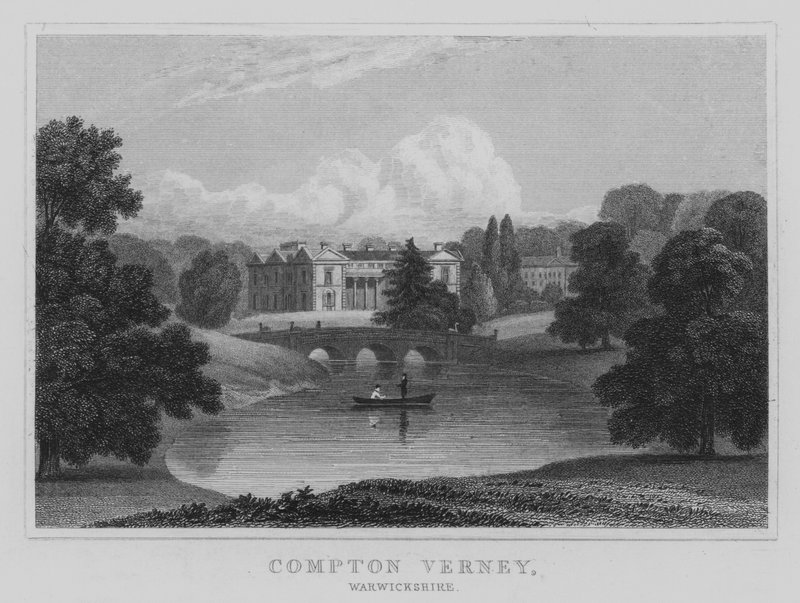 Compton Verney, Warwickshire (gravure) door English School