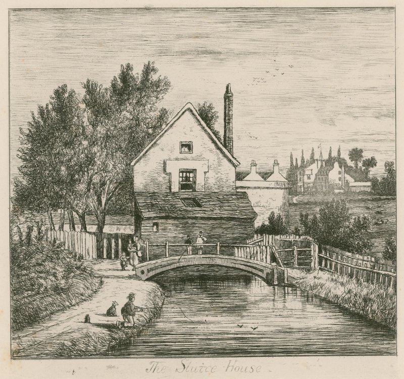 Copenhagen House, Londen: het sluisgebouw door English School