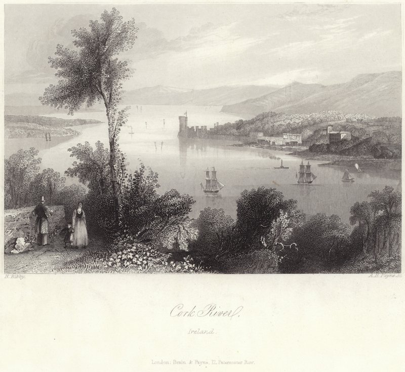 Cork River in Ierland door English School