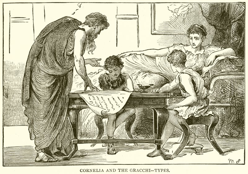 Cornelia en de Gracchi--Typen door English School