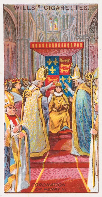 Kroning van Hendrik VI door English School