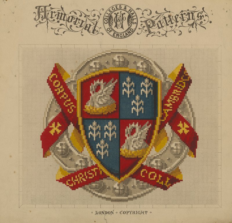 Corpus Christi College Cambridge door English School