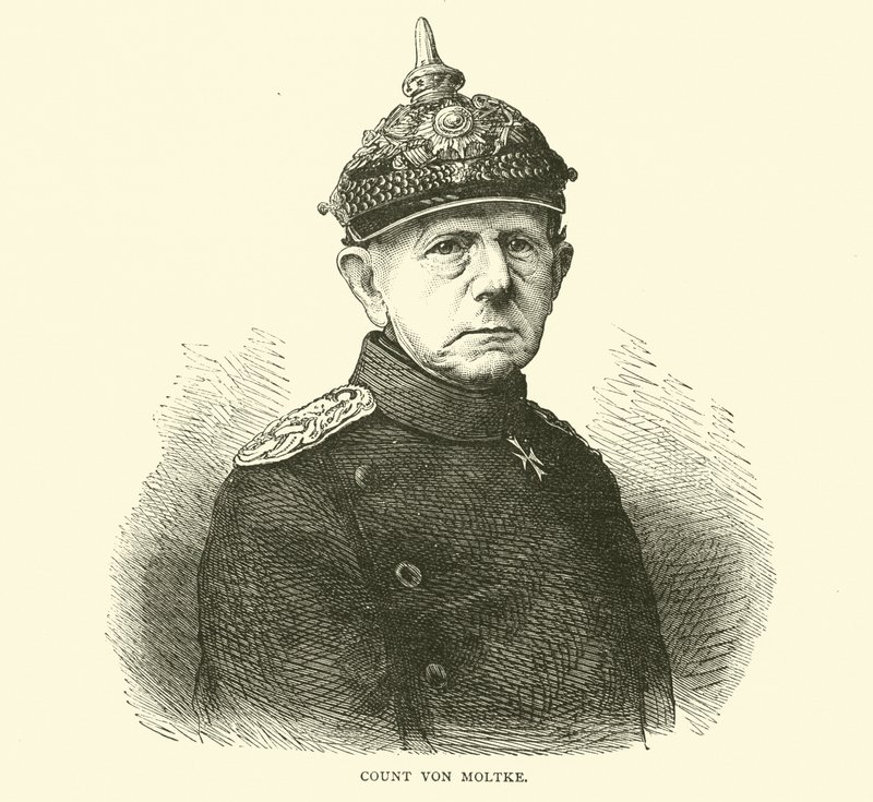 Graaf Von Moltke, juli 1870 door English School