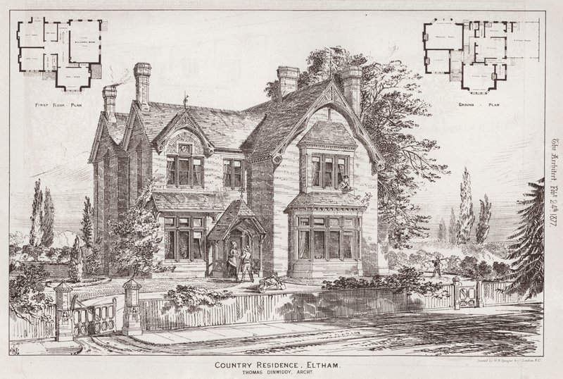 Landhuis, Eltham door English School