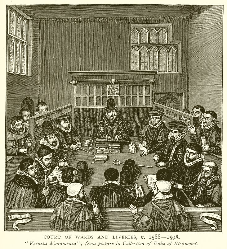 Hof van Wards en Liveries, ca. 1588-1598 door English School
