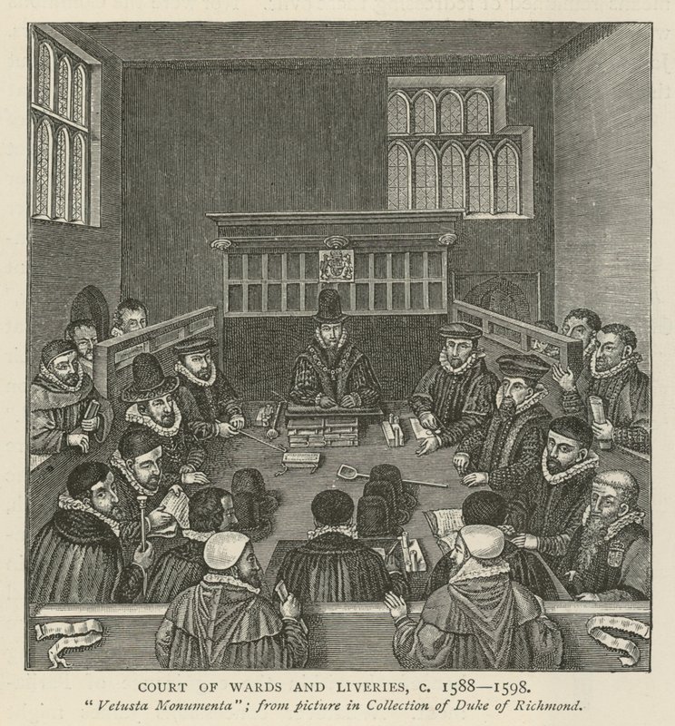 Hof van Wards en Liveries, circa 1588-1589 door English School