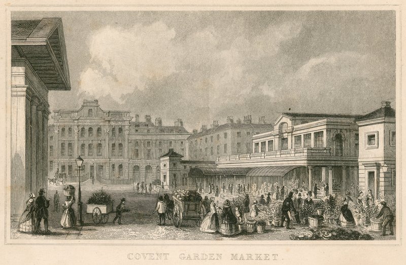 Covent Garden Market, Londen door English School