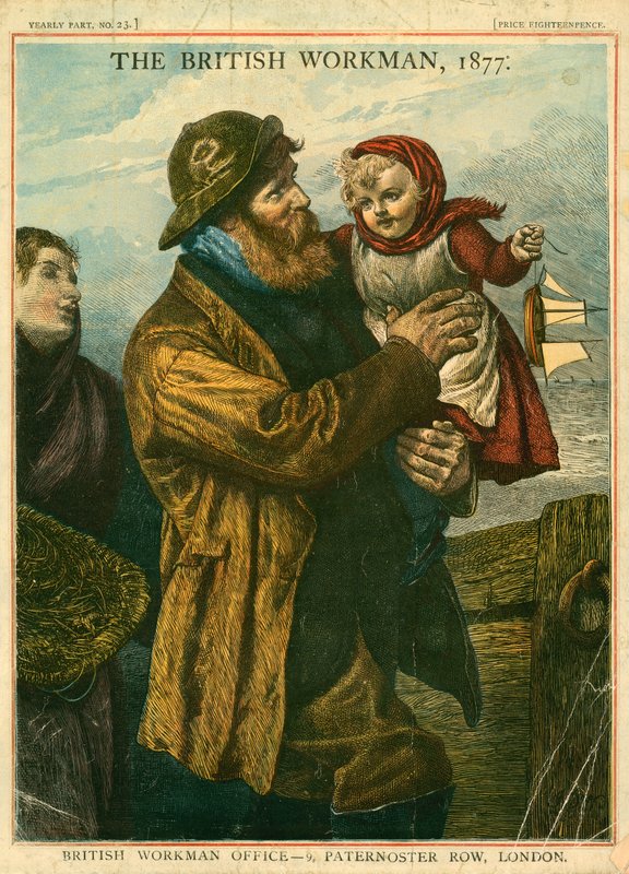 Omslag van The British Workman, 1877 door English School