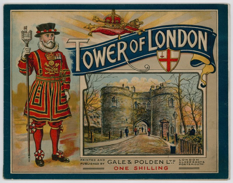 Omslag van gids voor de Tower of London door English School