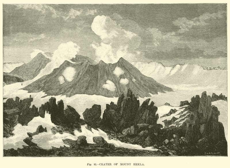 Krater van de Hekla door English School