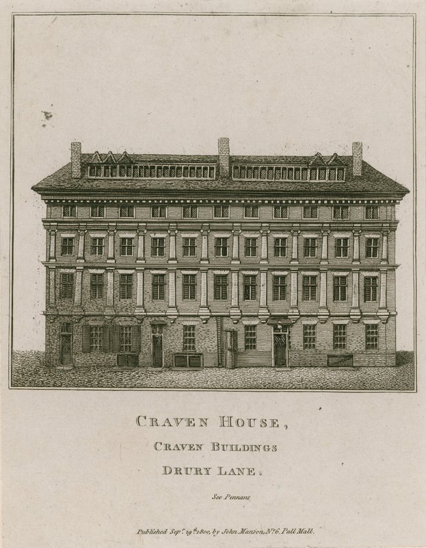 Craven House, Craven Buildings, Drury Lane, Londen door English School