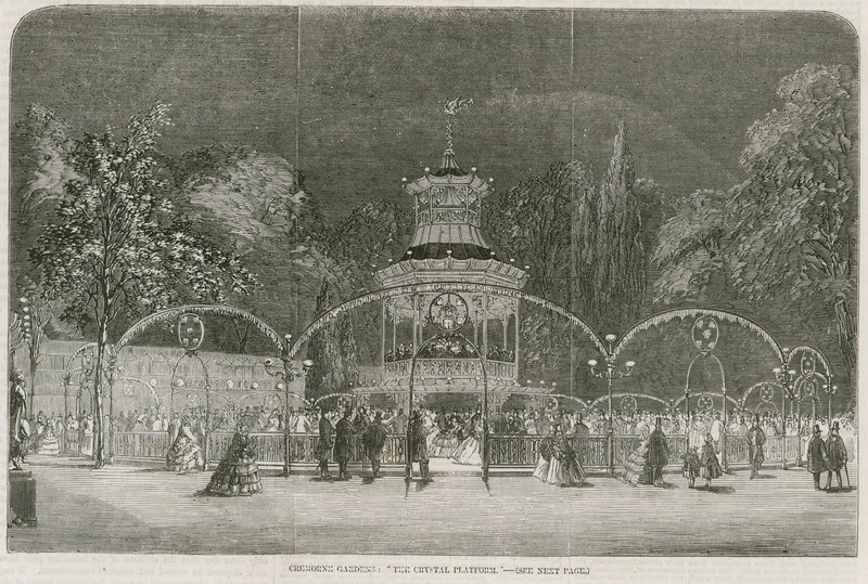Cremorne Gardens, Londen: Het kristallen platform door English School
