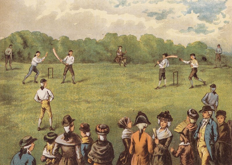 Cricketwedstrijd door English School