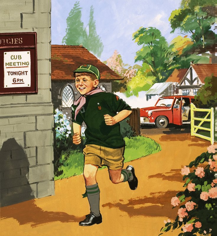 Welpen door English School