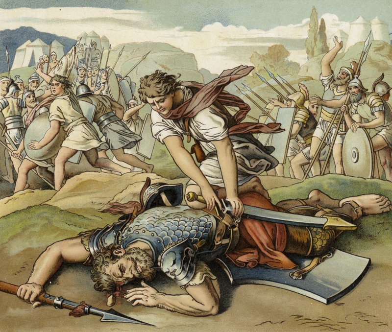 David en Goliath door English School