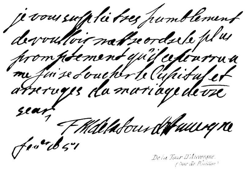 De la Tour DAuvergne (Duc de Bouillon) door English School