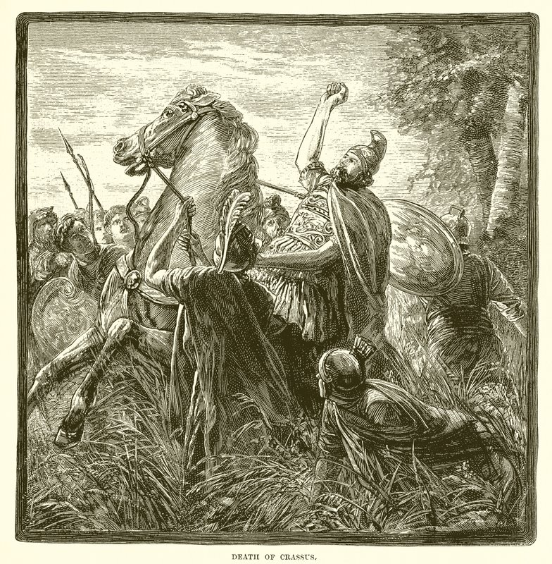 De dood van Crassus door English School
