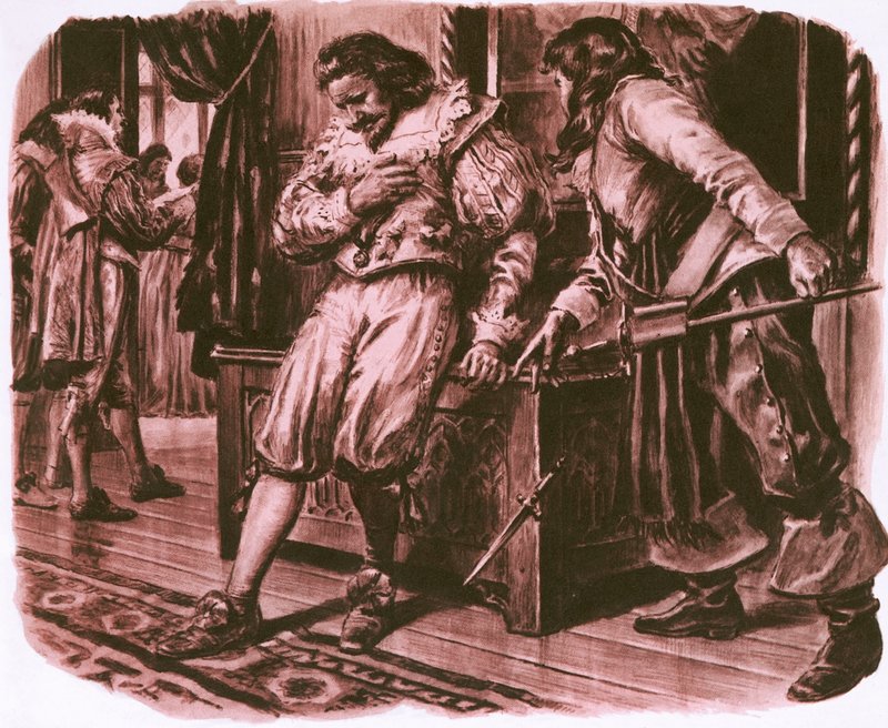 Dood van George Villiers, Hertog van Buckingham door English School