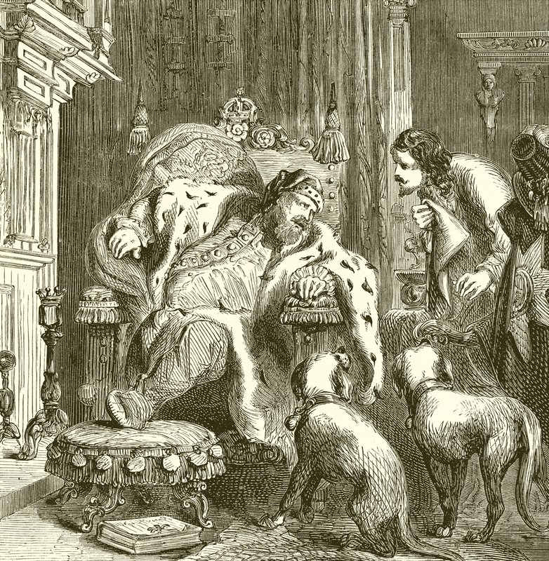 Dood van Jacobus I, 1525 door English School
