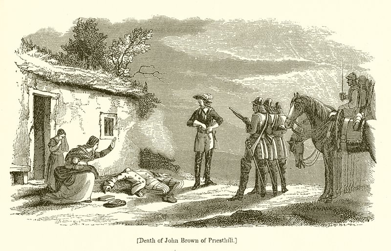 Dood van John Brown van Priesthill door English School