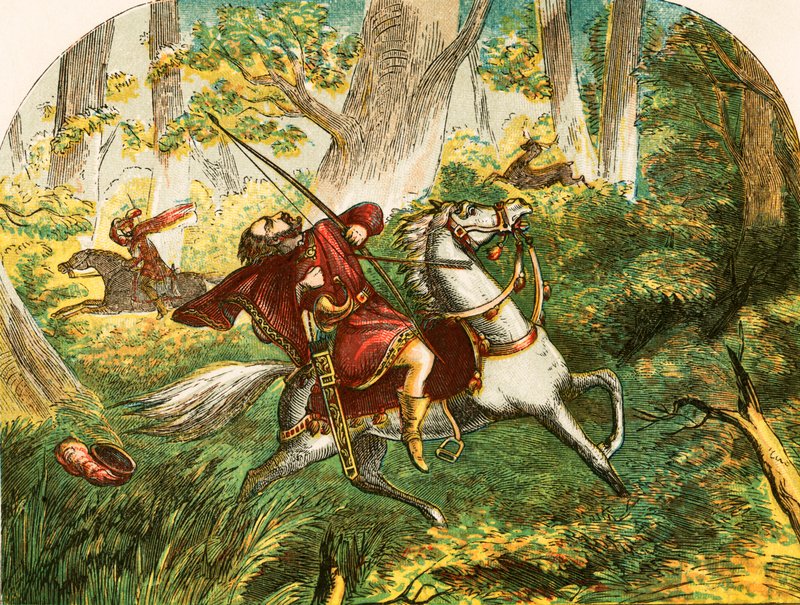 De dood van Willem Rufus door English School