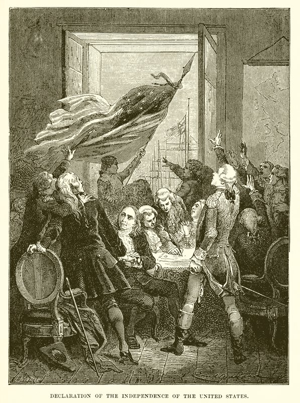 Onafhankelijkheidsverklaring van de Verenigde Staten door English School