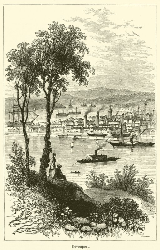 Devonport (gravure) door English School