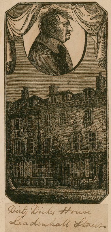 Dirty Dicks House, Leadenhall Street, Londen door English School