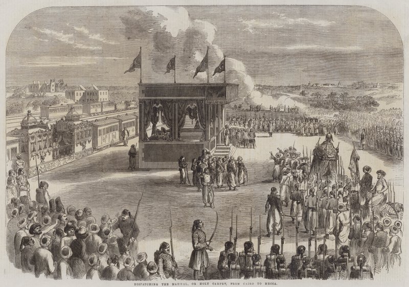 Verzending van de Mahmal, of Heilige Tapijt, van Caïro naar Mekka door English School