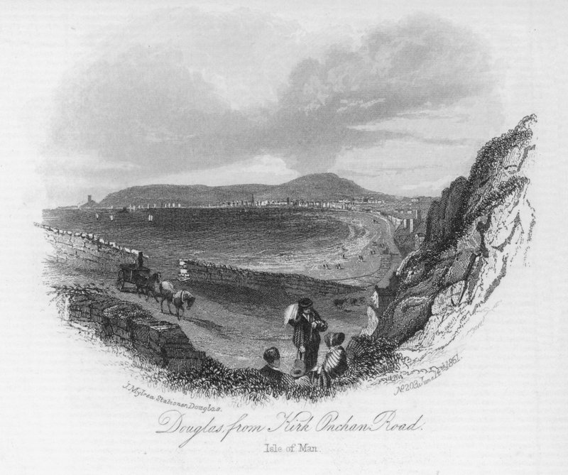 Douglas, vanaf Kirk Onchan Road, Isle of Man door English School