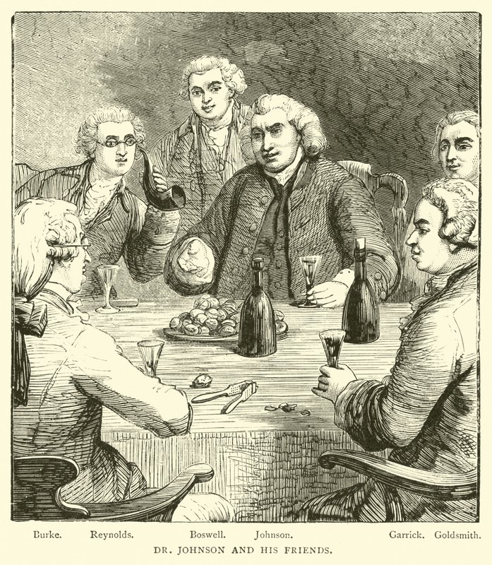 Dr. Johnson en zijn vrienden door English School