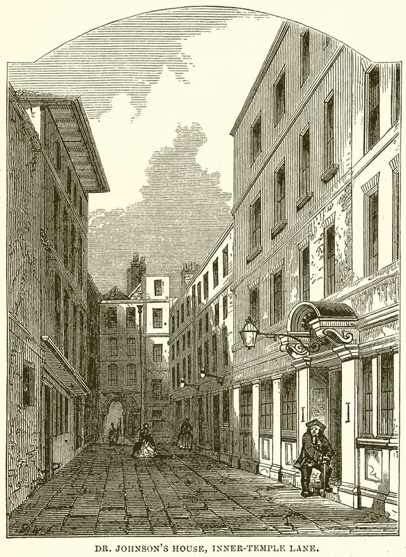 Dr. Johnsons huis, Inner-Temple Lane door English School