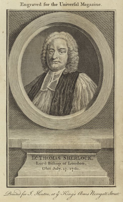 Dr Thomas Sherlock, Lord Bisschop van Londen door English School