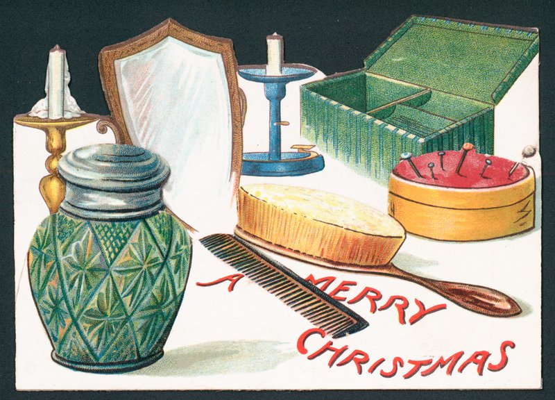 Inhoud van Kaptafel, Kerstkaart door English School