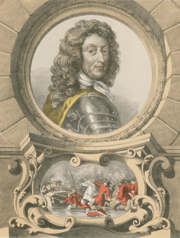 Hertog van Schombierc, Kolonel van de Eerste Royals door English School